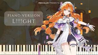 Sigrika Theme: L!!!!ght (Free Sheet Music) - Piano Version | Wuthering Waves | Fenvalur