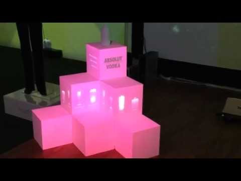 3D Cubes Projection Mapping