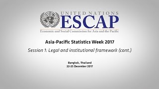 APESW2017: Session 1 - Legal and institutional framework (cont.)