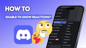 How to enable to show emoji reactions on messages on Discord?