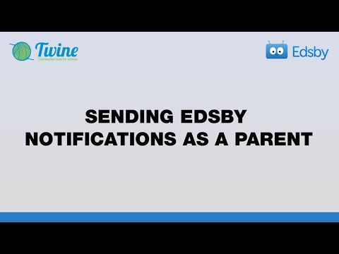 Setting Edsby notifications as a parent