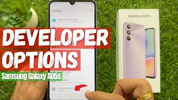 How to Enable, Disable and Use Developer Options on Galaxy A05s