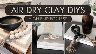 3 Easy Air-Dry Clay DIYs | High-End Look On A Budget