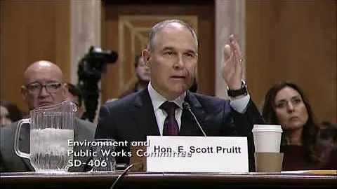 Capito Questions EPA Administrator Nominee Scott Pruitt During Confirmation Hearing (Round 2)