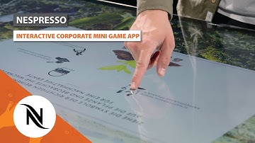 Touchscreen Software Puzzle Game for Nespresso