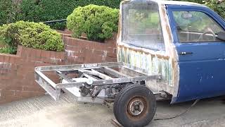 Reliant Rialto pickup truck conversion part 6: Long bed or short bed?