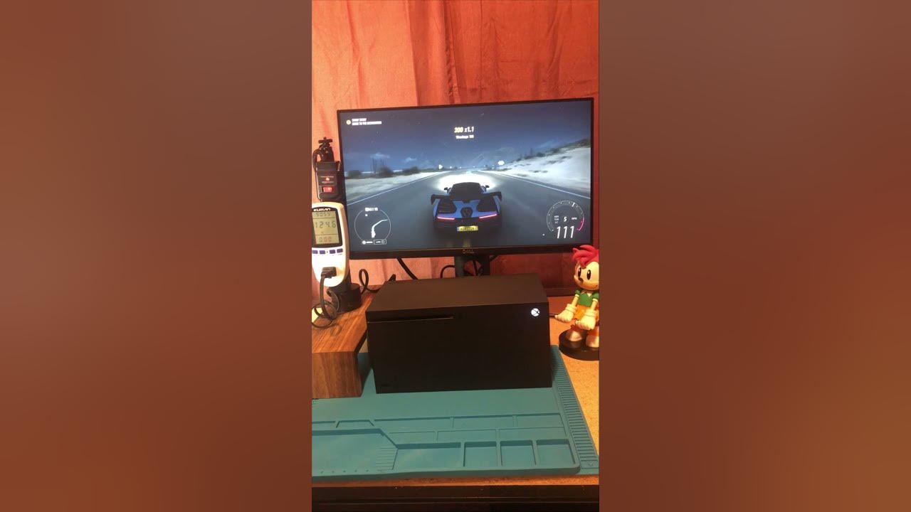 Xbox Series X Power Consumption Test Running Forza Horizon 5 Digital whattmeter 2023 
