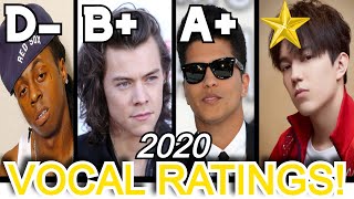 MALE SINGERS | VOCAL RATINGS!!! (2020)