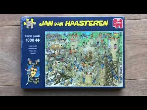 vertrekken stap wenkbrauw Jan van Haasteren De Middeleeuwen Uitgave Vriendenloterij. Nummer 81880.  @Puzzel1000Stukjes - YouTube