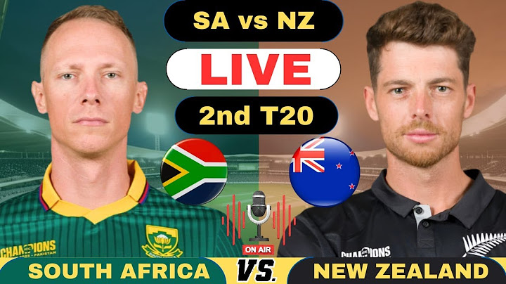 Live: South Africa vs New Zealand, 2nd T20 Match | SA vs NZ Live Score and Commentary 2025