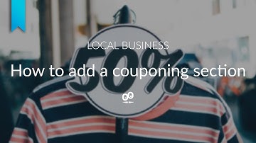 How to add a couponing section | GoodBarber Classic Apps Tutorials