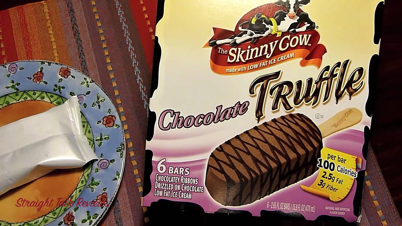 REVIEW "Chocolate Truffle Ice Cream Bars" The Skinny Cow *Straight