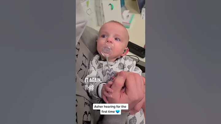 Baby gets hearing aids to hear for the first time ❤️ - DayDayNews