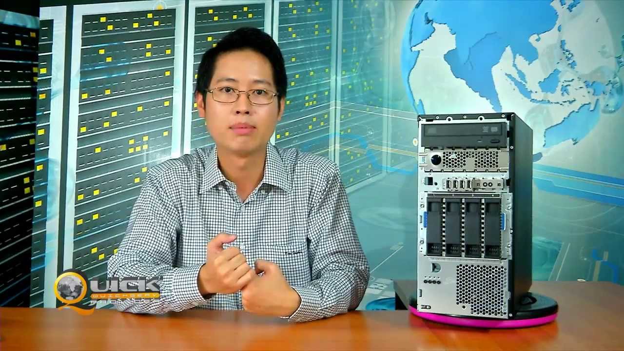 Hp Proliant Ml310e Gen8 Youtube