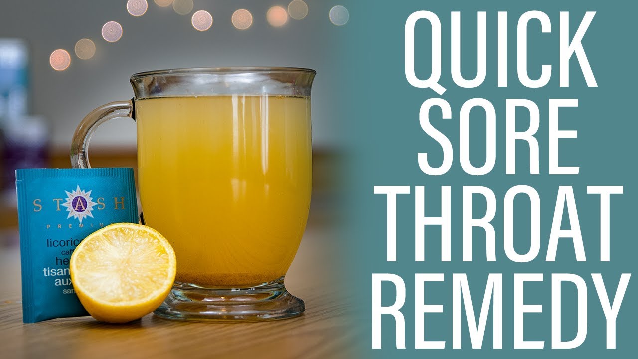 Natural And Effective Quick Remedy For Sore Throat Cough And Cold