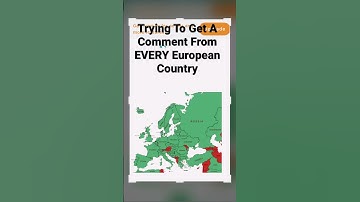Trying To Get A Comment From EVERY European Country, Part 7 #country #europe #challenge