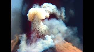 ＃ETNAvolcano of the stunning great eruption in June 2000. イタリア・       #エトナ火山　2000年6月の大噴火