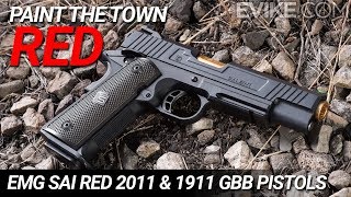 Paint the Town RED - EMG SAI RED 1911 & 2011 Teaser - Available Now at Evike.com