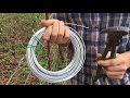 How to tighten a loose Barbwire fence without a fence stretcher