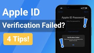 🔥[2024 Tutorial Guide] 🤩4 quick tips! How to Fix Apple ID Verification Failed?