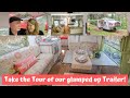 Take the Tour of our Hybrid  Camper Tent Trailer All Glamped Up!