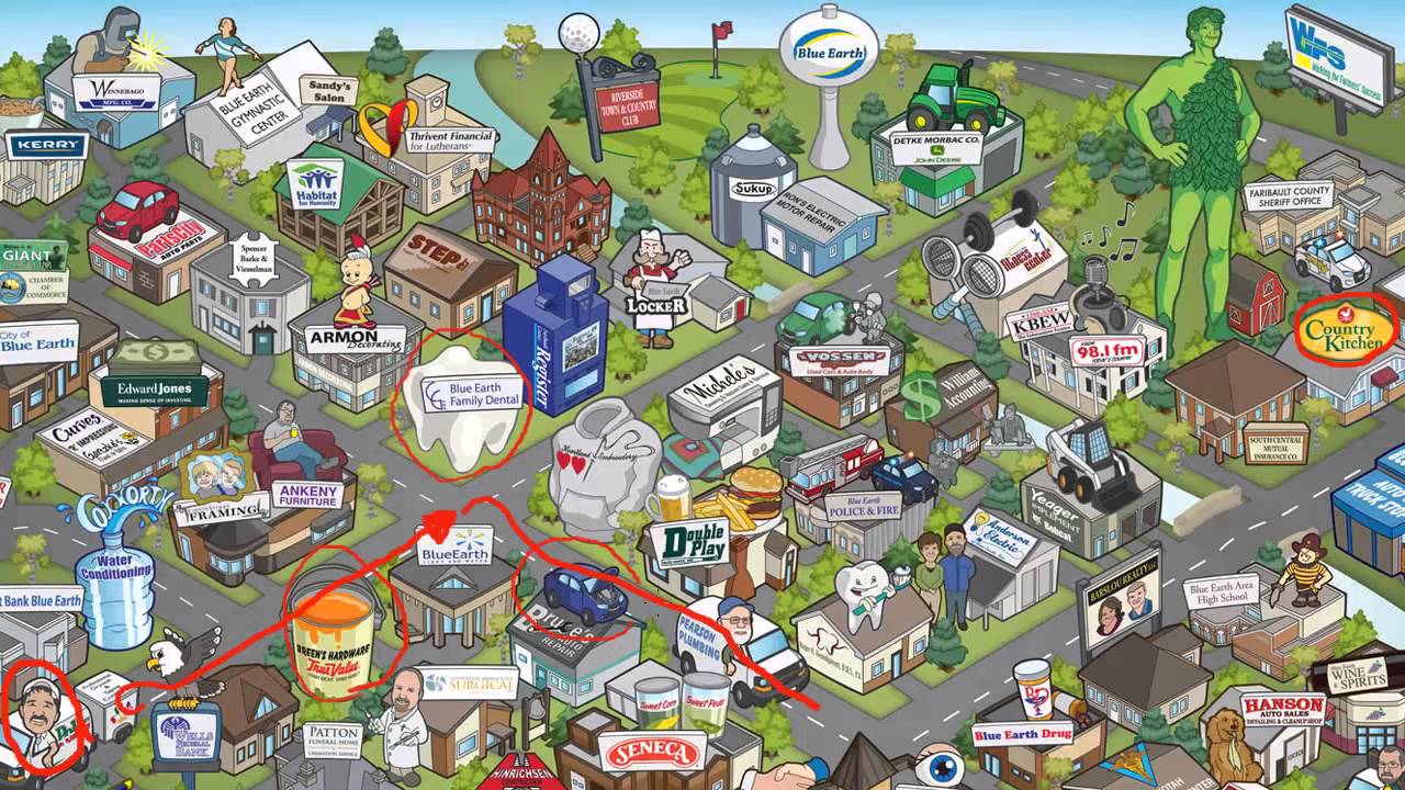 Prepositions of Places Ex. 1 - YouTube