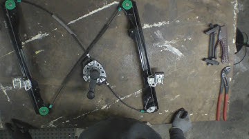 Fix or repair manual window regulator on a 2006 Ford Focus ZX3.