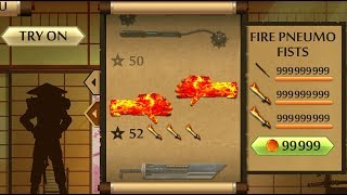 Shadow Fight 2 The Most Powerful Fire Pneumo Fists