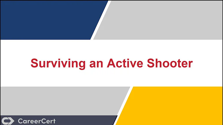 Surviving an Active Shooter Event: Insights for Emergency and Healthcare Professionals