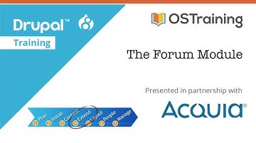 Drupal 8 Beginner, Lesson 45: The Forum Module