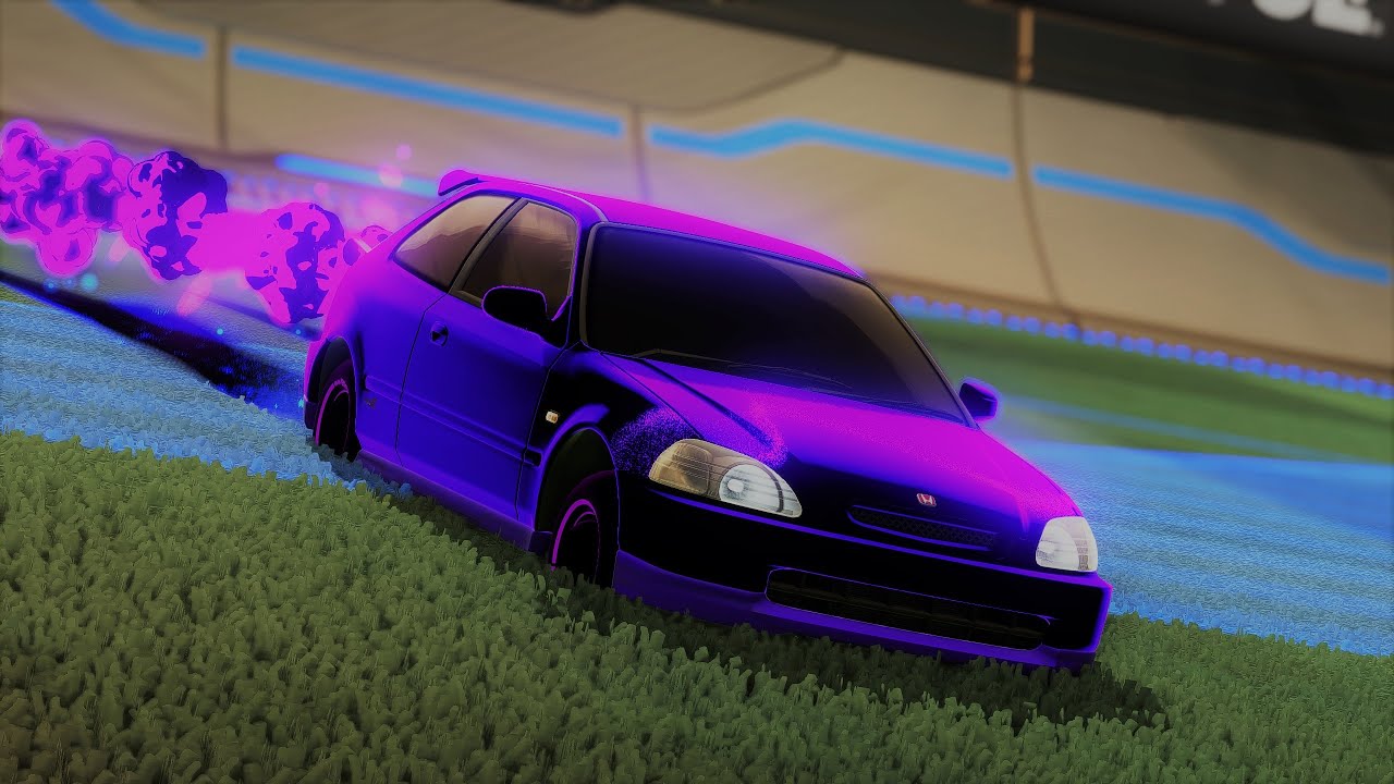 Playing with the NEW Honda Civic in Rocket League - This is SO COOL
