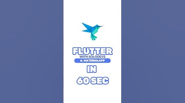 Flutter: MaterialApp & Scaffold Explained in 60 Seconds!
