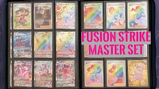 Pokemon Fusion Strike Complete Master Set - 501 Cards + 1 Exclusive - Mew VMAX - Largest English Set