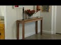 How to Make a Console Table