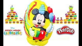 Miki Fare Mickey Mouse Dev Sürpriz Yumurta Oyun Hamuru - Miki Mouse Oyuncakları