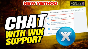 How to chat with wix support 2025
