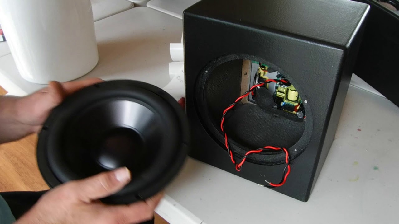 Dayton Audio 8 inch 250W subwoofer assembly YouTube