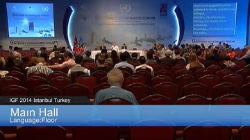 IGF 2014 - Main/Focus Session: Taking Stock - Floor