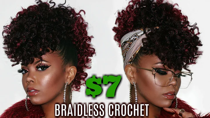 $7 Easy Braidless Crochet Faux Hawk Tutorial