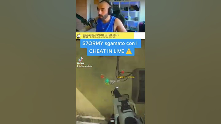 S7ORMY BECCATO con i CHEAT IN LIVE #shorts