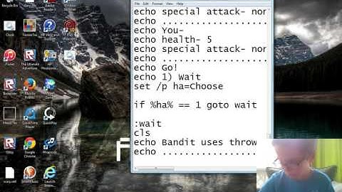 How To Make A Fighting Game In Notepad Part 4