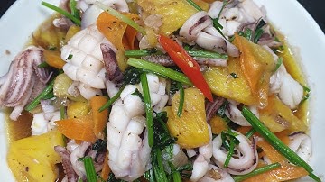 làm món MỰC XÀO THẬP CẨM chưa bao giờ dễ và ngon như thế! cùng vào bếp nha.