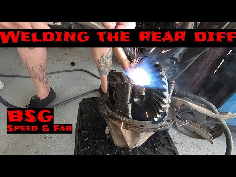 Burnout Build Ep 4 Flipping The Rear Differential And Welding It Solid 