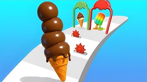 Stacky Ice Cream Runner - Gameplay Walkthrough - All Levels SpeedRun Gameplay Android iOS