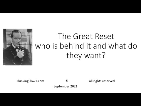 Great Reset - what is it and who is behind it?