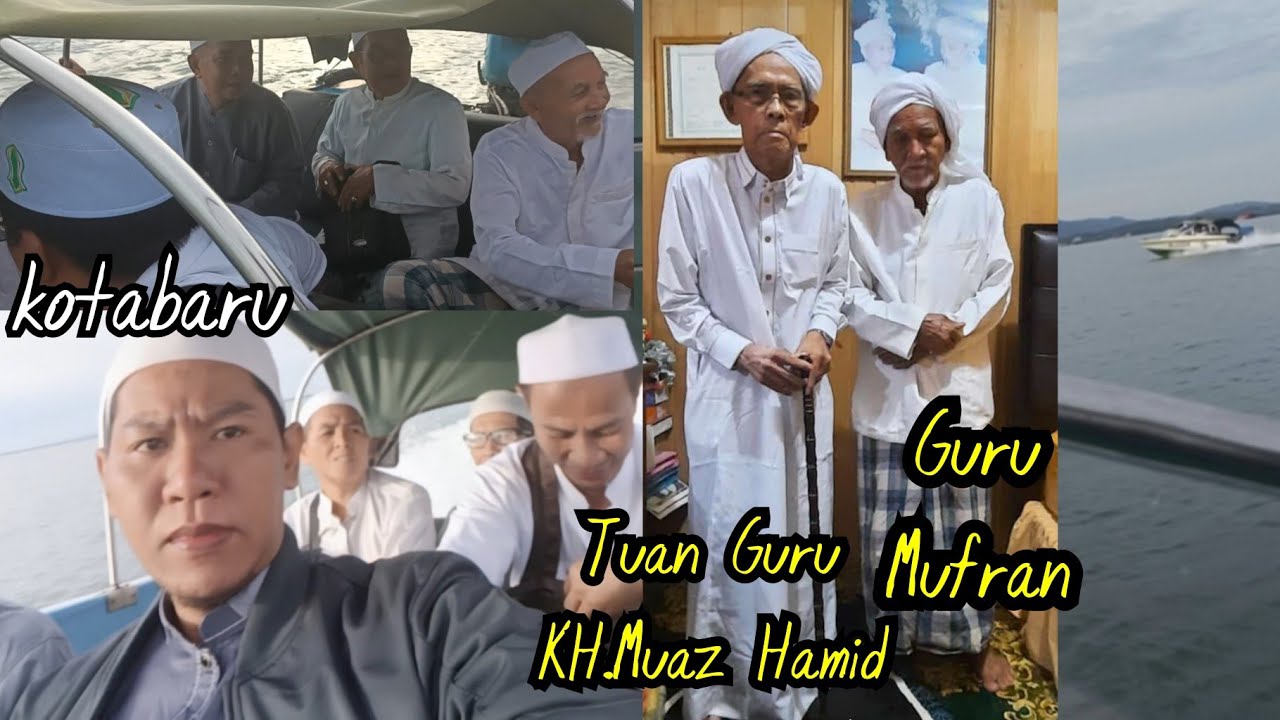 Pertemuan Tuan Guru K.H.Muaz Hamid martapura dengan Guru Mufran pantai//Kai busu