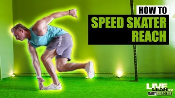 How To Do A SPEED SKATER WITH REACH | Exercise Demonstration Video and Guide