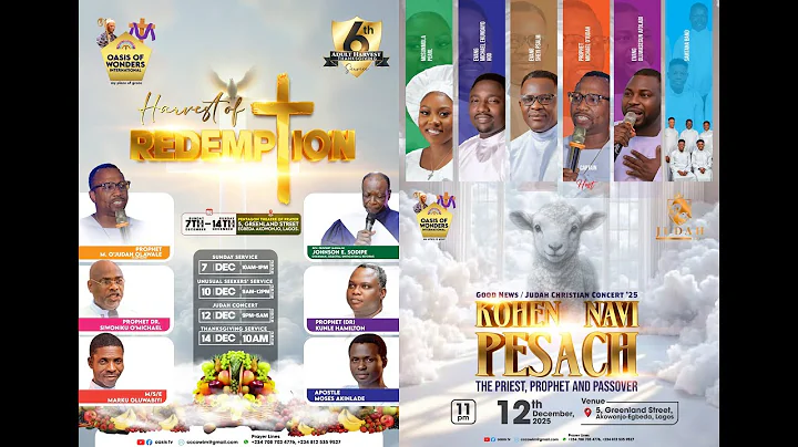 JUDAH  CHRISTIAN CONCERT2025 ( KOHEN NAVI PESACH)  | 12th of December 2025