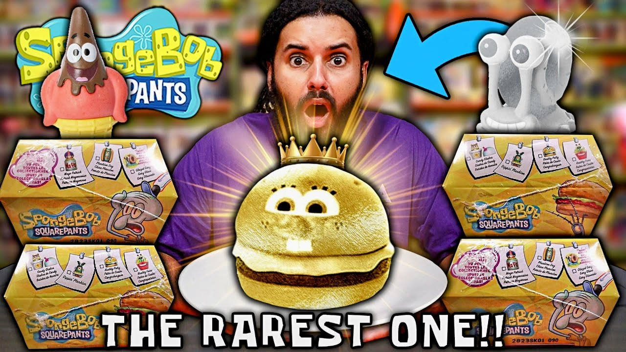 Looking For Gold In This Uncomfortable Spongebob Food Figure Set