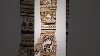 Bride startup best mehndi art design video #art #shorts #arabic #mehndi #mehndidesign #trending